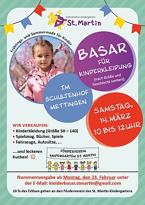 Basar für Kinderkleidung