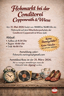 Flohmarkt bei der Conditorei Coppenrath & Wiese