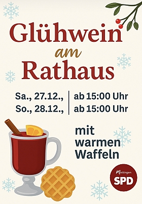 Glühweinstand am Rathaus