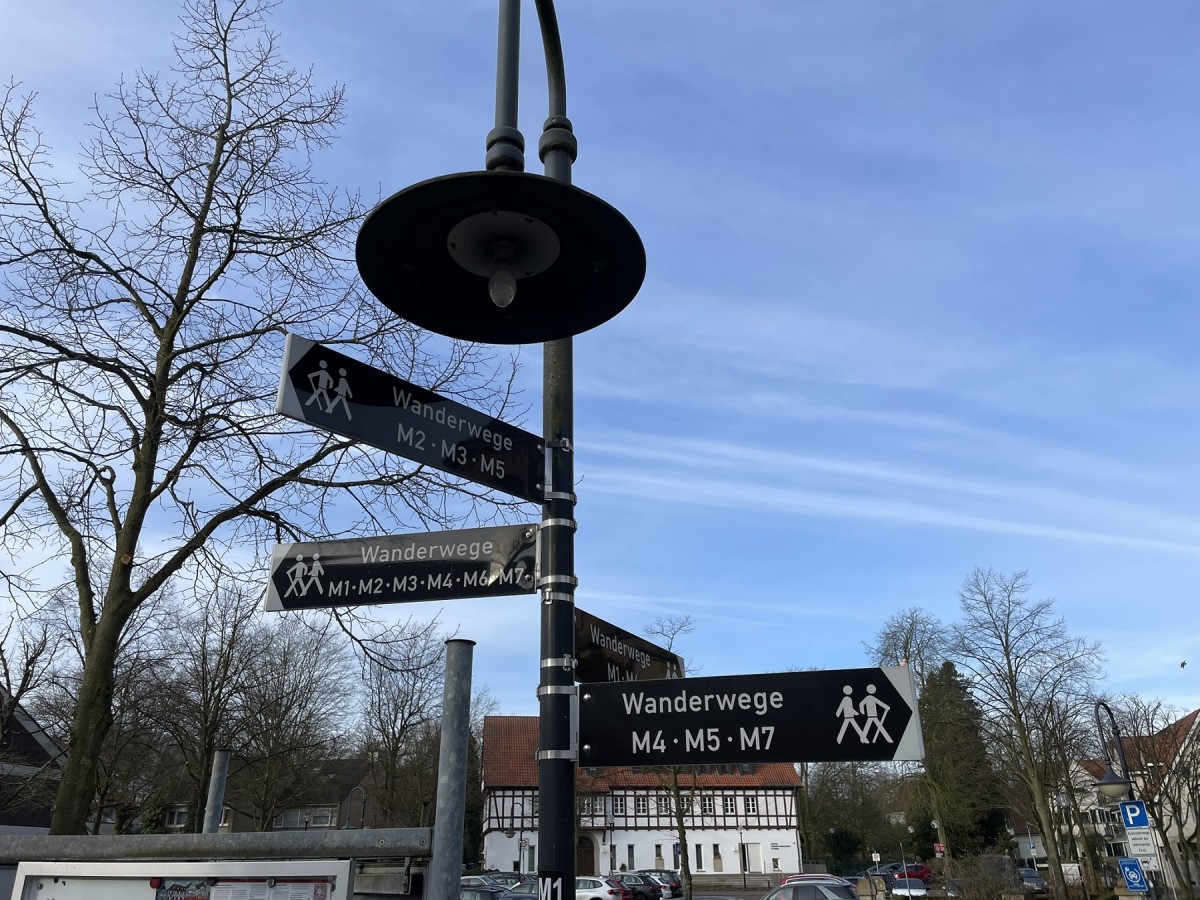 Wegweiser Mettingen